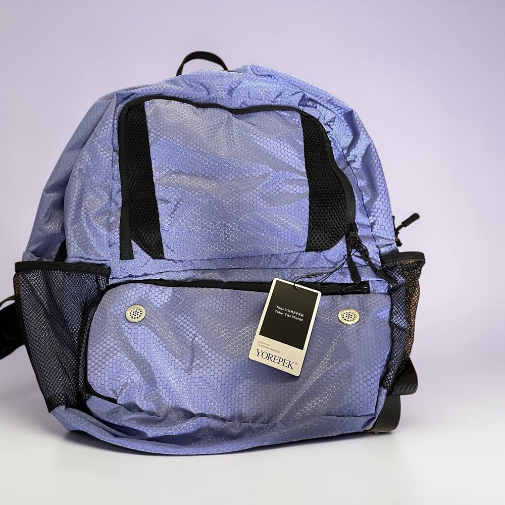 YOREPEK Unisex  Backpack Water Resistant Laptop Travel Hiking School Purple New